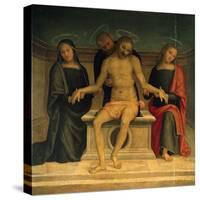 Lamentation over the Dead Christ-Perugino-Stretched Canvas