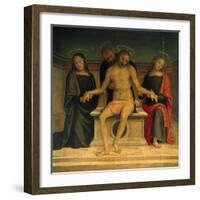 Lamentation over the Dead Christ-Perugino-Framed Giclee Print