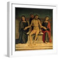Lamentation over the Dead Christ-Perugino-Framed Giclee Print