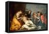 Lamentation Sur La Mort Du Christ  (The Lamentation over Christ) Peinture D'anthonis (Anton Ou Ant-Anthony Van Dyck-Framed Stretched Canvas