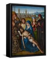 Lamentation with Saint John the Baptist and Saint Catherine of Alexandria, C.1493-1501-null-Framed Stretched Canvas