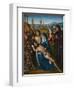 Lamentation with Saint John the Baptist and Saint Catherine of Alexandria, C.1493-1501-null-Framed Giclee Print