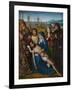 Lamentation with Saint John the Baptist and Saint Catherine of Alexandria, C.1493-1501-null-Framed Giclee Print