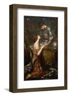 Lamia-John William Waterhouse-Framed Art Print