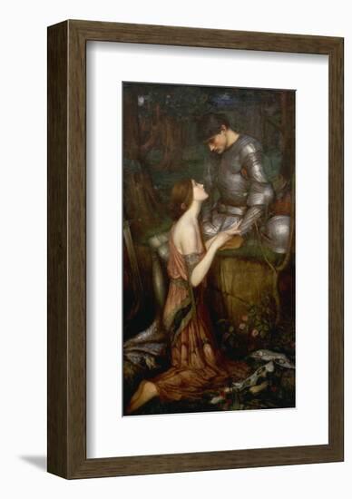 Lamia-John William Waterhouse-Framed Art Print