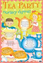 Affordable Nursery Rhyme Posters For At Allposters Laminated Tea Party Nursery Rhymes Educational Chart Poster Print
