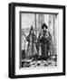 Lamist Priests of Sikkim Wearing Robes, Talung Monastery, India, 1922-John Claude White-Framed Giclee Print