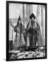 Lamist Priests of Sikkim Wearing Robes, Talung Monastery, India, 1922-John Claude White-Framed Giclee Print