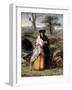 Lammermoor's Fiancee, Inspired by Gaetano Donizetti's Opera (Painting, 1878)-William Powell Frith-Framed Giclee Print