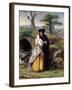 Lammermoor's Fiancee, Inspired by Gaetano Donizetti's Opera (Painting, 1878)-William Powell Frith-Framed Giclee Print