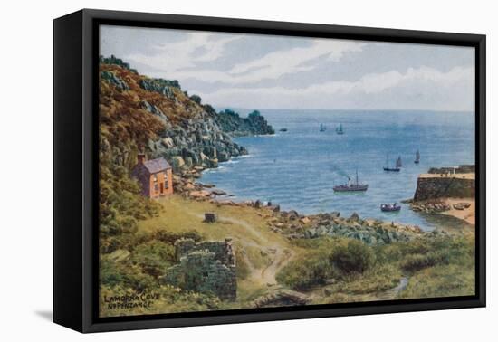Lamorna Cove, Nr. Penzance-Alfred Robert Quinton-Framed Stretched Canvas