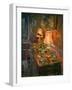 Lamp and Tulips (Oil on Canvas)-Susan Ryder-Framed Giclee Print