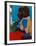 Lamp-Brown V-Romare Bearden-Framed Art Print