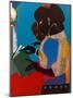 Lamp-Brown V-Romare Bearden-Mounted Art Print