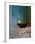 Lamp in a Little Shrine Outside Traditional House, Varanasi, India-Keren Su-Framed Premium Photographic Print