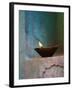 Lamp in a Little Shrine Outside Traditional House, Varanasi, India-Keren Su-Framed Premium Photographic Print