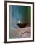 Lamp in a Little Shrine Outside Traditional House, Varanasi, India-Keren Su-Framed Photographic Print