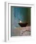 Lamp in a Little Shrine Outside Traditional House, Varanasi, India-Keren Su-Framed Photographic Print