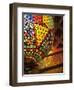 Lamp in Antique Shop, Marrakech, Morocco-William Sutton-Framed Photographic Print