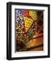 Lamp in Antique Shop, Marrakech, Morocco-William Sutton-Framed Photographic Print