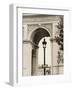 Lamp Inside Arc de Triomphe-Christian Peacock-Framed Giclee Print