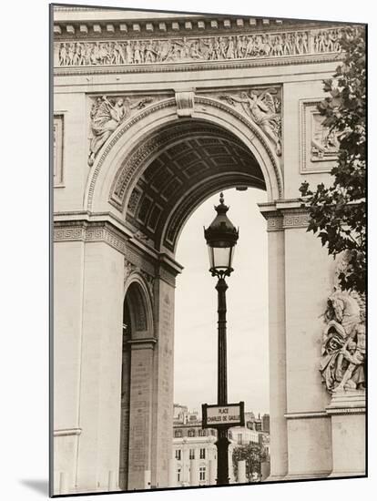 Lamp Inside Arc de Triomphe-Christian Peacock-Mounted Giclee Print