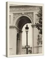 Lamp Inside Arc de Triomphe-Christian Peacock-Stretched Canvas