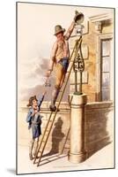 Lamp Lighter, from the Costumes of Great Britain, Pub. by Henry Miller, 1805-William Henry Pyne-Mounted Giclee Print