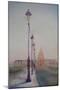 Lamp Post in Front of Dome Church, 2010-Antonia Myatt-Mounted Giclee Print