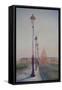 Lamp Post in Front of Dome Church, 2010-Antonia Myatt-Framed Stretched Canvas