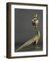 Lampe à pétrole soutenue par un faisan-null-Framed Giclee Print