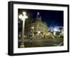 Lampost and Deco Clock Tower in the Art Deco City of Napier, North Island, New Zealand-Don Smith-Framed Photographic Print