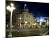 Lampost and Deco Clock Tower in the Art Deco City of Napier, North Island, New Zealand-Don Smith-Mounted Photographic Print