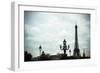 Lampposts & The Eiffel Tower-Erin Berzel-Framed Photographic Print