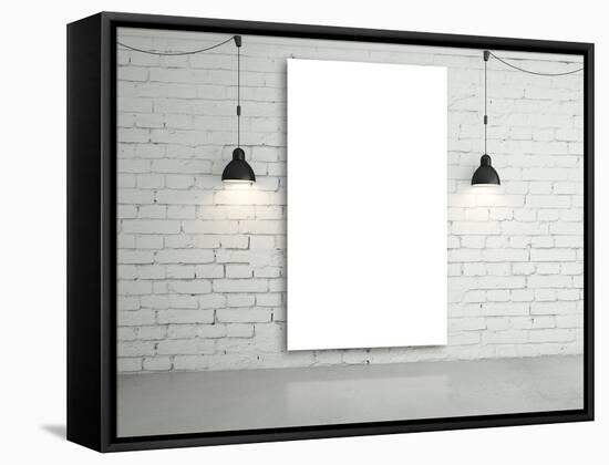 Lamps and Poster-g_peshkova-Framed Stretched Canvas