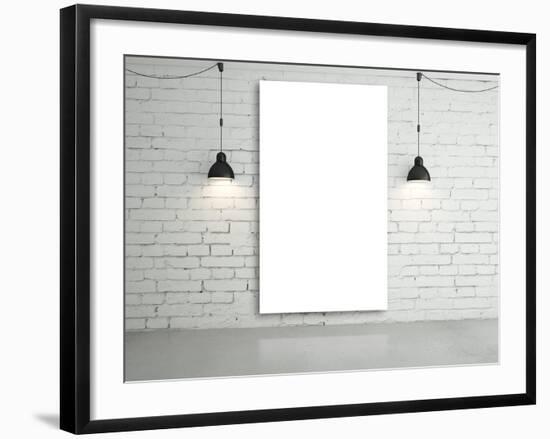 Lamps and Poster-g_peshkova-Framed Photographic Print