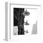 Lamps (B&W)-Erin Clark-Framed Art Print