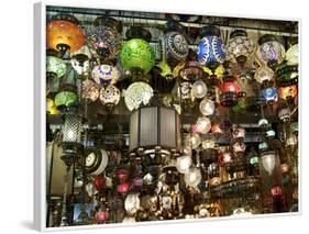 Lamps, Grand Bazaar, Istanbul, Turkey, Europe-null-Framed Photographic Print