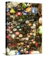Lamps, Grand Bazaar, Istanbul, Turkey, Europe-null-Stretched Canvas