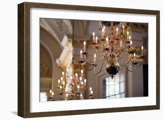 Lamps in Saint Martin in the Fields Church, London-Felipe Rodriguez-Framed Photographic Print