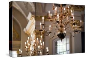 Lamps in Saint Martin in the Fields Church, London-Felipe Rodriguez-Stretched Canvas