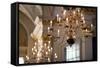 Lamps in Saint Martin in the Fields Church, London-Felipe Rodriguez-Framed Stretched Canvas