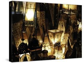 Lamps, Morocco-Pietro Simonetti-Stretched Canvas