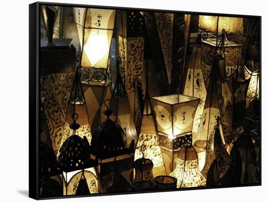 Lamps, Morocco-Pietro Simonetti-Framed Stretched Canvas