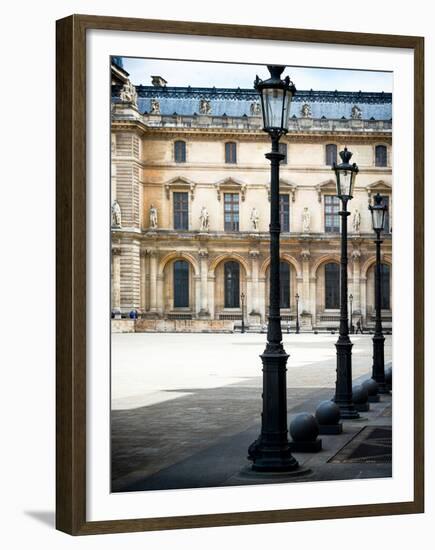 Lamps, the Louvre Museum, Paris, France-Philippe Hugonnard-Framed Premium Photographic Print