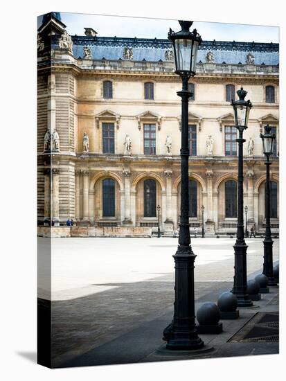 Lamps, the Louvre Museum, Paris, France-Philippe Hugonnard-Stretched Canvas