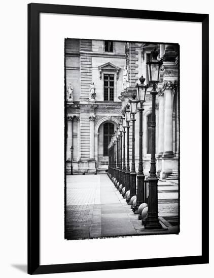 Lamps, the Louvre Museum, Paris, France-Philippe Hugonnard-Framed Art Print