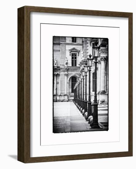 Lamps, the Louvre Museum, Paris, France-Philippe Hugonnard-Framed Art Print