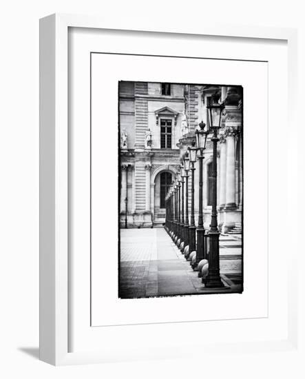 Lamps, the Louvre Museum, Paris, France-Philippe Hugonnard-Framed Art Print