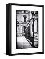 Lamps, the Louvre Museum, Paris, France-Philippe Hugonnard-Framed Stretched Canvas